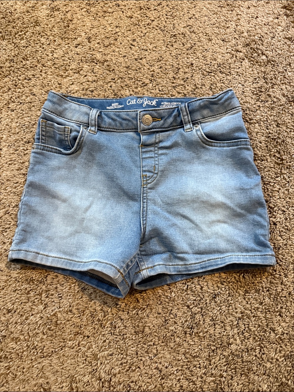 Cat & Jack Light Blue Denim Shorts for Kids